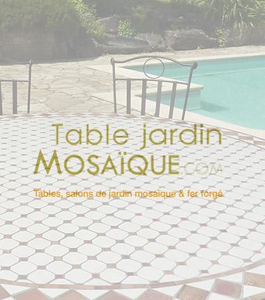 site ecommerce table mosaique jardin