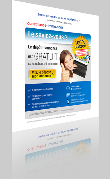 E-mailing ouest France immobilier