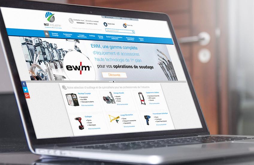 Site Ecommerce distributeur fournitures industrielles