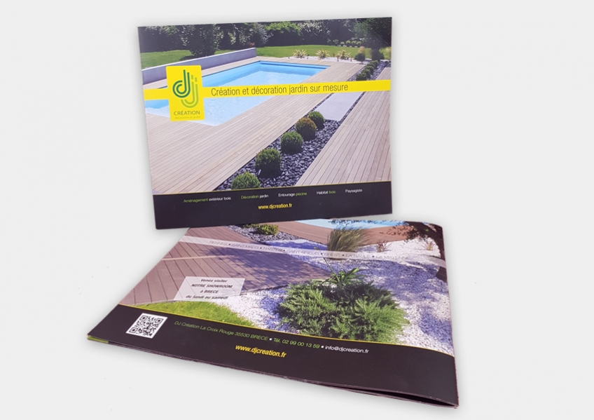 Brochure réalisation jardin paysagiste