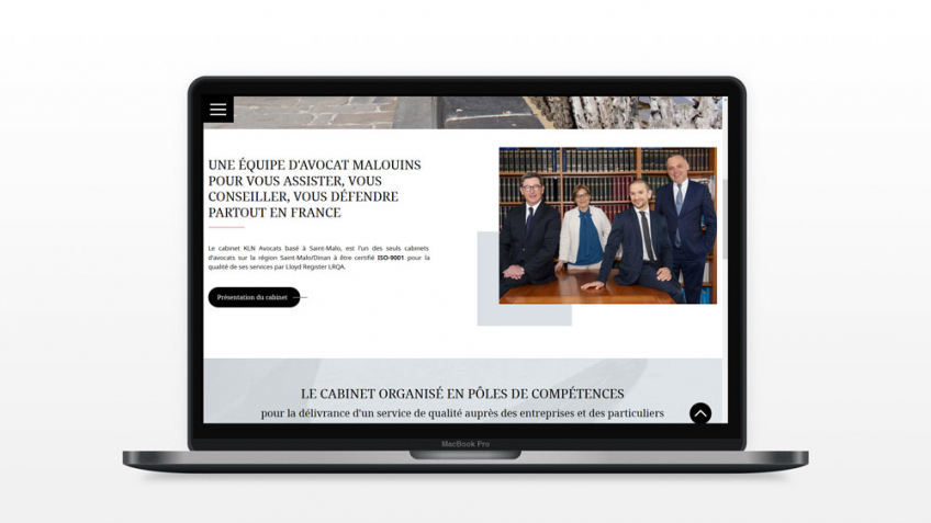 Création d'un site drupal pour une société d'avocats