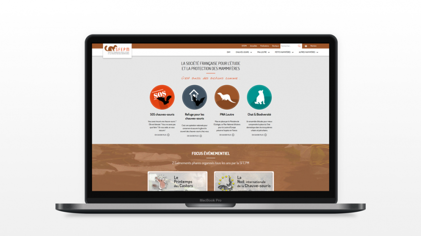 Création d'un site internet pour L'Observatoire National des Mammifères