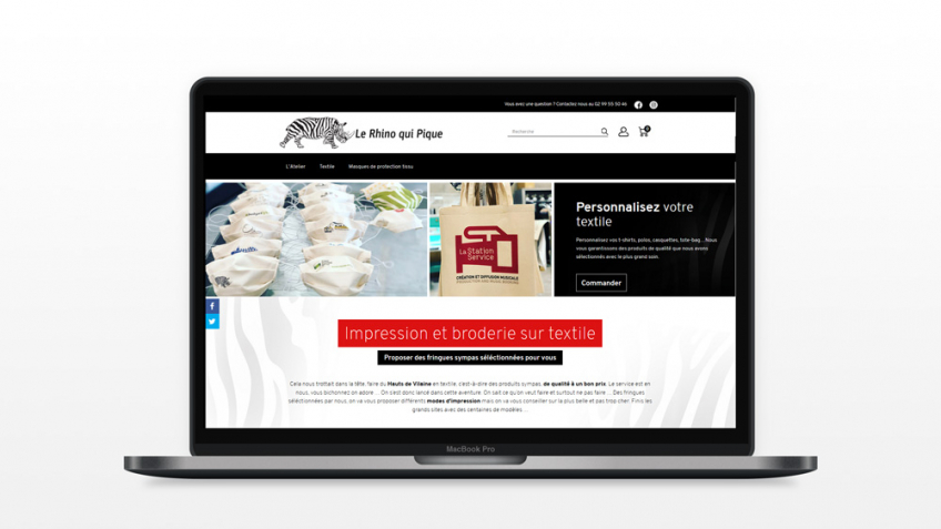 Site ecommerce pour un imprimeur