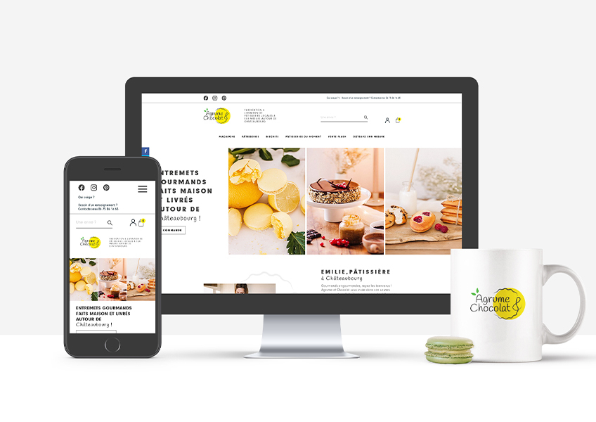 Nouveau site e-commerce de pâtisseries locales