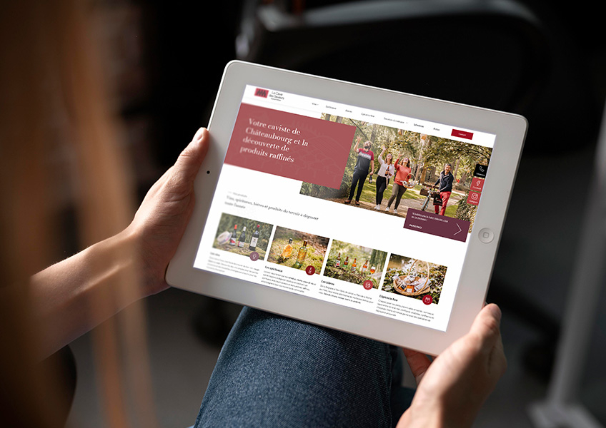Site responsive Drupal de la Cave des Saveurs