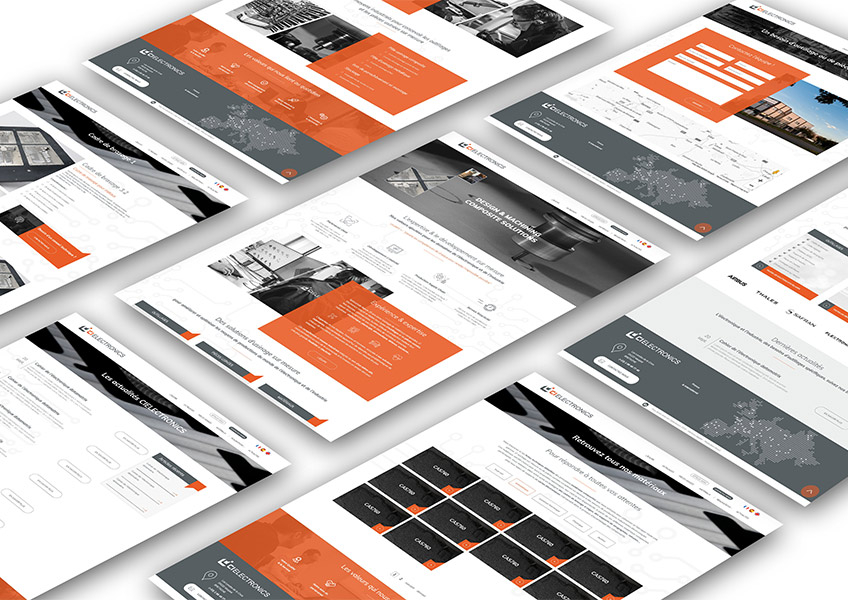 UX/UI site CI Electronics