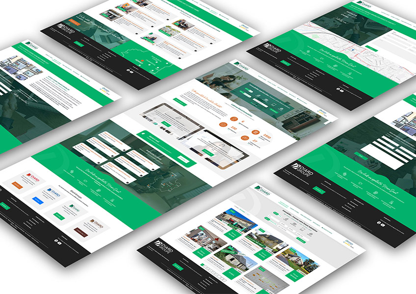 UI/UX design Cabinet Diard Immobilier