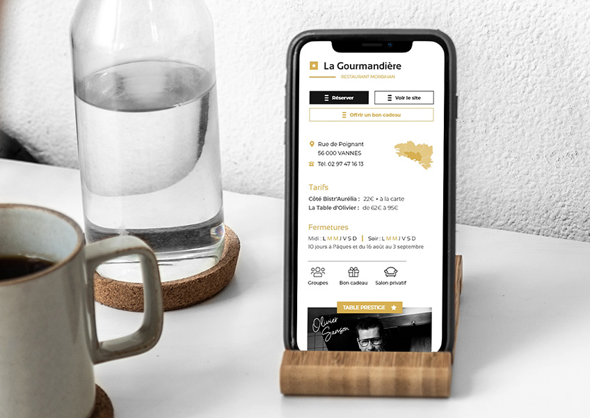 Site responsive Tables & Saveurs de Bretagne