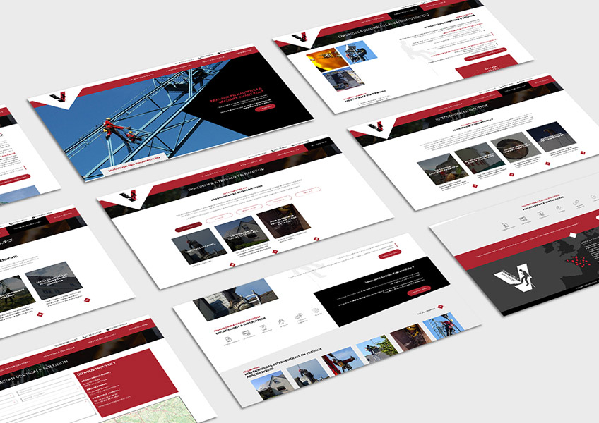 UX/UI site Verticale Solution