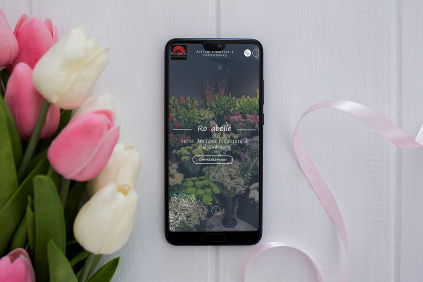 site mobile fleuriste