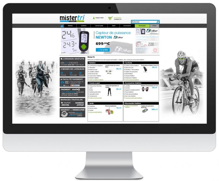 Site e-commerce spécialiste Triathlon